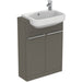 Ideal Standard i.Life S 60cm Compact Semi Countertop Washbasin Unit with 2 Doors - Unbeatable Bathrooms