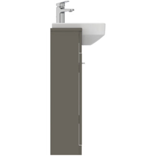 Ideal Standard i.Life S 60cm Compact Semi Countertop Washbasin Unit with 2 Doors - Unbeatable Bathrooms