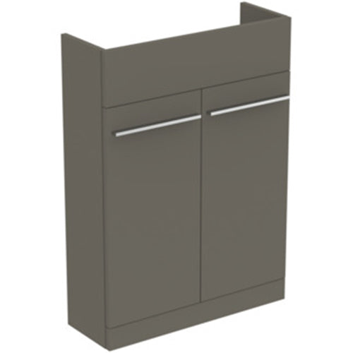 Ideal Standard i.Life S 60cm Compact Semi Countertop Washbasin Unit with 2 Doors - Unbeatable Bathrooms