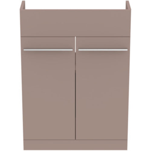 Ideal Standard i.Life S 60cm Compact Semi Countertop Washbasin Unit with 2 Doors - Unbeatable Bathrooms