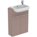 Ideal Standard i.Life S 60cm Compact Semi Countertop Washbasin Unit with 2 Doors - Unbeatable Bathrooms