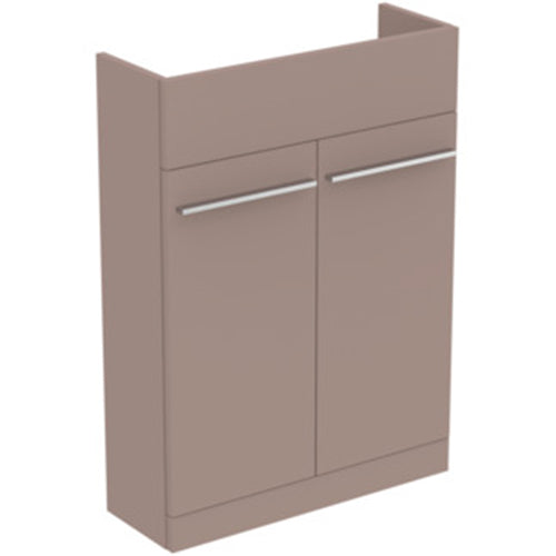 Ideal Standard i.Life S 60cm Compact Semi Countertop Washbasin Unit with 2 Doors - Unbeatable Bathrooms