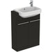 Ideal Standard i.Life S 60cm Compact Semi Countertop Washbasin Unit with 2 Doors - Unbeatable Bathrooms