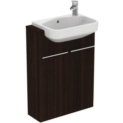 Ideal Standard i.Life S 60cm Compact Semi Countertop Washbasin Unit with 2 Doors - Unbeatable Bathrooms