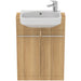 Ideal Standard i.Life S 60cm Compact Semi Countertop Washbasin Unit with 2 Doors - Unbeatable Bathrooms