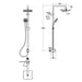 Ideal Standard Idealrain Cube Dual M1 rainshower, fixed riser, diverter and handspray for built-in mixers - Unbeatable Bathrooms