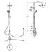 Ideal Standard Idealrain Dual M1 rainshower, fixed riser, diverter and handspray for exposed mixers - Unbeatable Bathrooms