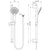 Ideal Standard Idealrain Evo Jet shower kit with 3 Function 125mm handspray, 600mm rail and 1.75m IdealFlex hose - Unbeatable Bathrooms