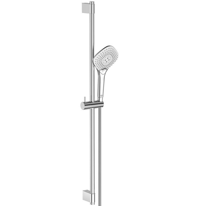 Ideal Standard Idealrain Evo Jet shower kit with 3 Function 125mm handspray, 900mm rail and 1.75m IdealFlex hose - Unbeatable Bathrooms