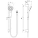 Ideal Standard Idealrain Evo shower kit with 3 function round 110mm handspray, rail and 1.75m Idealflex hose - Unbeatable Bathrooms
