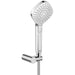 Ideal Standard Idealrain Evo shower set with 3 function diamond 110mm handspray, wall bracket and Idealflex hose - Unbeatable Bathrooms