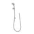 Ideal Standard Idealrain M3 shower set with 100mm three function handspray, holder and 1.35m hose - Unbeatable Bathrooms