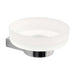 Vado Infinity Frosted Wall Mounted Glass Soap Dish & Holder - Unbeatable Bathrooms