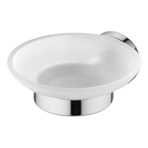 Ideal Standard IOM soap dish and holder - frosted glass/chrome - Unbeatable Bathrooms