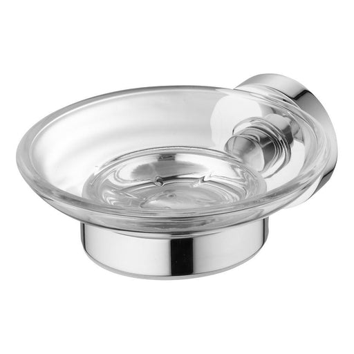 Ideal Standard IOM soap dish and holder - transparent glass/chrome - Unbeatable Bathrooms
