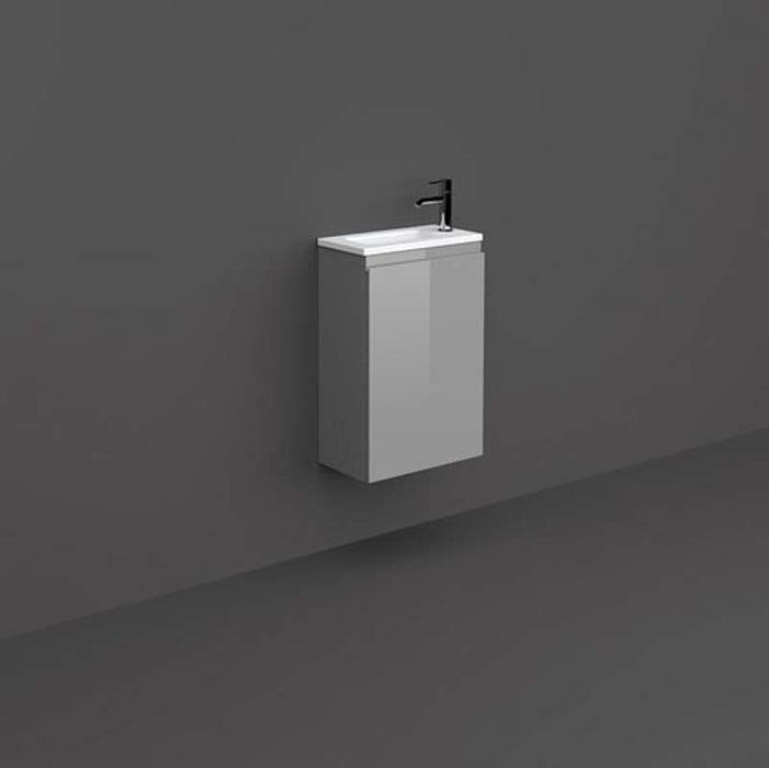 RAK Joy 400mm Vanity Unit - Wall Hung 1 Door Unit - Unbeatable Bathrooms