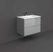 RAK Joy 800mm Vanity Unit - Wall Hung 2 Drawer Unit in Urban Grey - Unbeatable Bathrooms