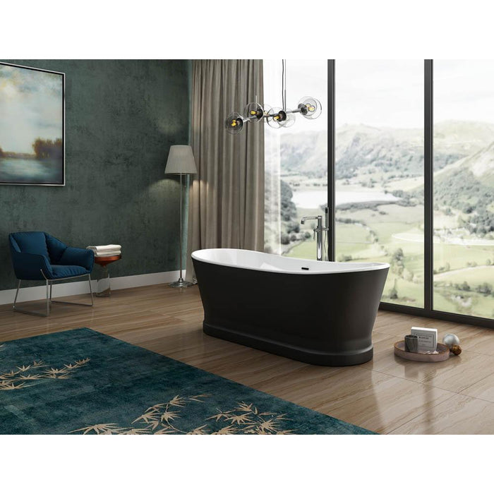 Charlotte Edwards Jupiter 1700 x 700mm Slim Edged Freestanding Bath - Unbeatable Bathrooms