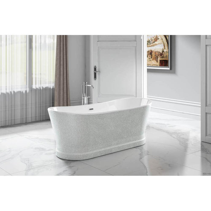Charlotte Edwards Jupiter 1700 x 700mm Slim Edged Freestanding Bath - Unbeatable Bathrooms