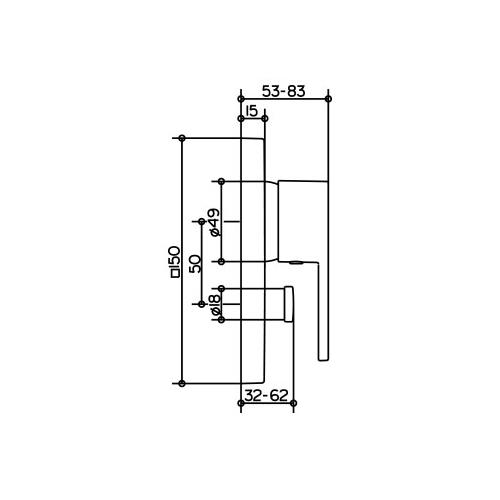 Keuco Edition 11 Chrome-Plated Concealed Single Lever Bath Tub Mixer 51172 - Unbeatable Bathrooms