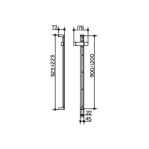 Keuco Edition 11 Hand Shower Sliding Rail 51185 - Unbeatable Bathrooms