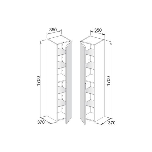 Keuco Edition 11 Side Unit 31327 - Unbeatable Bathrooms