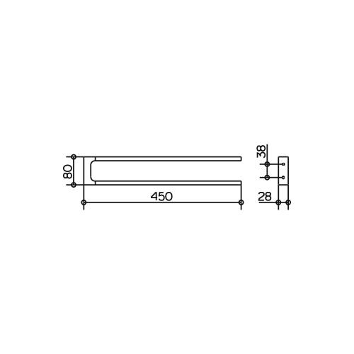 Keuco Edition 11 Towel Holder - Unbeatable Bathrooms