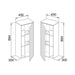 Keuco Edition 400 Middle Unit with Push-to-Open echanism 31725 - Unbeatable Bathrooms