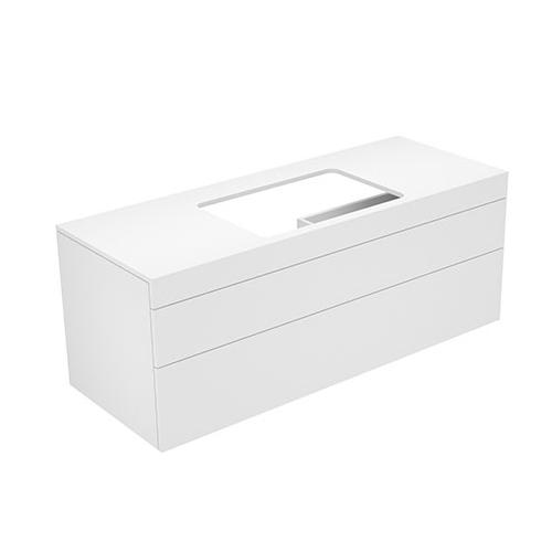 Keuco Edition 400 without Taphole 2 Drawers Vanity Unit 31573 - Unbeatable Bathrooms