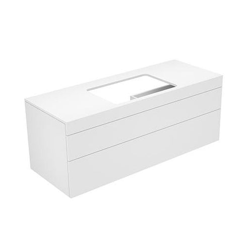 Keuco Edition 400 without Taphole 2 Drawers Vanity Unit 31573 - Unbeatable Bathrooms