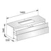 Keuco Edition 400 Vanity Unit Compatible with One Taphole Washbasin 31160311401 - Unbeatable Bathrooms