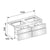 Keuco Edition 400 Vanity Unit with Taphole 31575 Compatible with Washbasin 32160311403 - Unbeatable Bathrooms