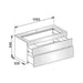 Keuco Edition 400 Vanity Unit Compatible with Taphole Washbasin 32150311001 - Unbeatable Bathrooms