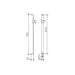 Keuco Elegance Hand Shower Sliding Rail 51685 - Unbeatable Bathrooms