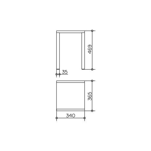 Keuco Plan Bathroom Stool 14982 - Unbeatable Bathrooms