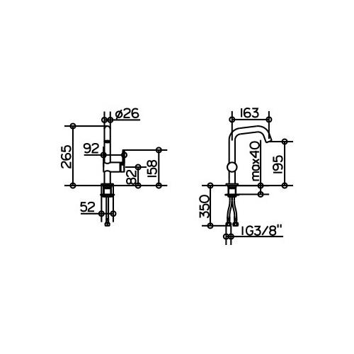 Keuco Plan Blue Single Lever Basin Mixer 53905 - Unbeatable Bathrooms
