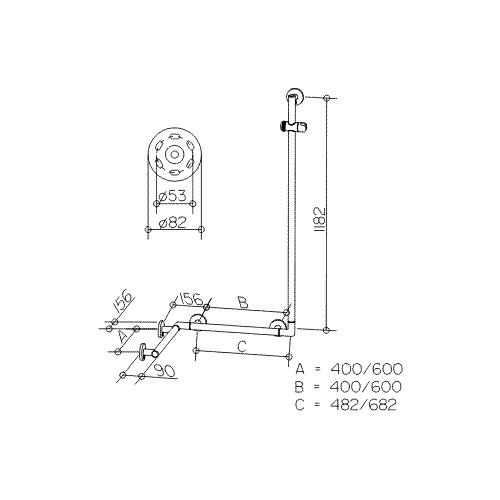 Keuco Plan Care Rail System 34908 - Unbeatable Bathrooms