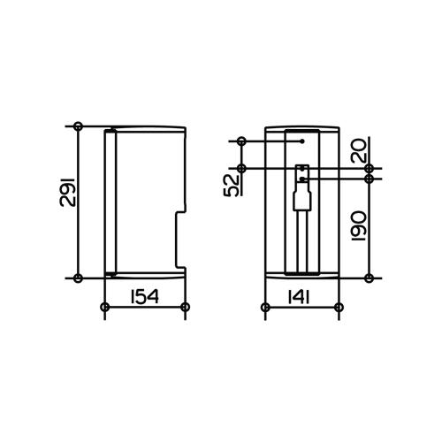 Keuco Plan Multiple Toilet Roll Dispenser 14969 - Unbeatable Bathrooms