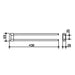 Keuco Plan Towel Holder 14918 - Unbeatable Bathrooms