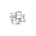 Keuco Plan Wall Outlet for Shower Hose 54947 - Unbeatable Bathrooms
