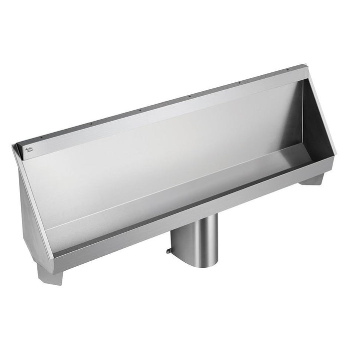 Armitage Shanks Kinloch Urinal Long Complete With 2inch Domed Strainer Waste, Central Outlet, Complete with Flushpipes and Autocistern - Unbeatable Bathrooms