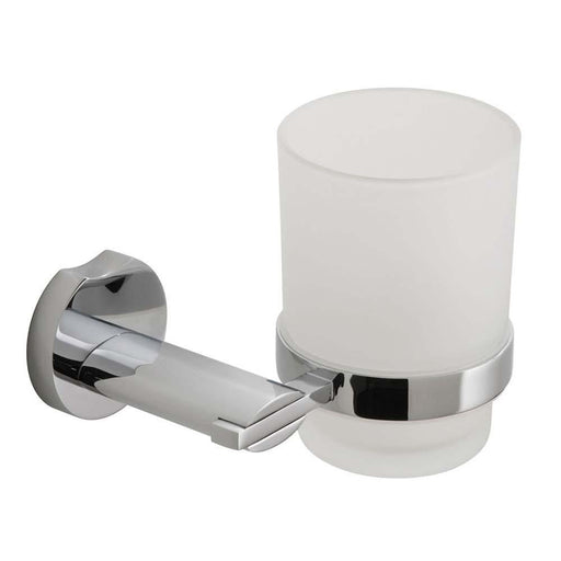 Vado Frosted Glass Tumbler & Holder - Unbeatable Bathrooms
