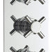 Hudson Reed Kristal Triple Thermostatic Shower Valve - Unbeatable Bathrooms