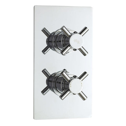 Hudson Reed Kristal Twin Thermostatic Shower Valve - Unbeatable Bathrooms