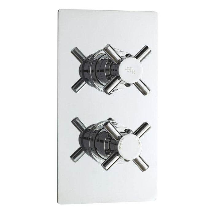 Hudson Reed Kristal Twin Thermostatic Shower Valve - Unbeatable Bathrooms