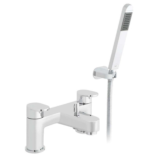 Vado Life Two Hole Deck Mounted Bath Shower Mixer with Shower Kit - Unbeatable Bathrooms