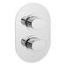 Vado Life One Outlet Two Handle Wall Mounted Concealed Thermostatic Shower Valve - Unbeatable Bathrooms