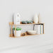Platform Wall-Hung 2 Shelf Unit - Natural Oak - Unbeatable Bathrooms