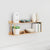 Platform Wall-Hung 2 Shelf Unit - Natural Oak - Unbeatable Bathrooms
