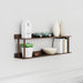 Platform Wall-Hung 2 Shelf Unit - Walnut - Unbeatable Bathrooms